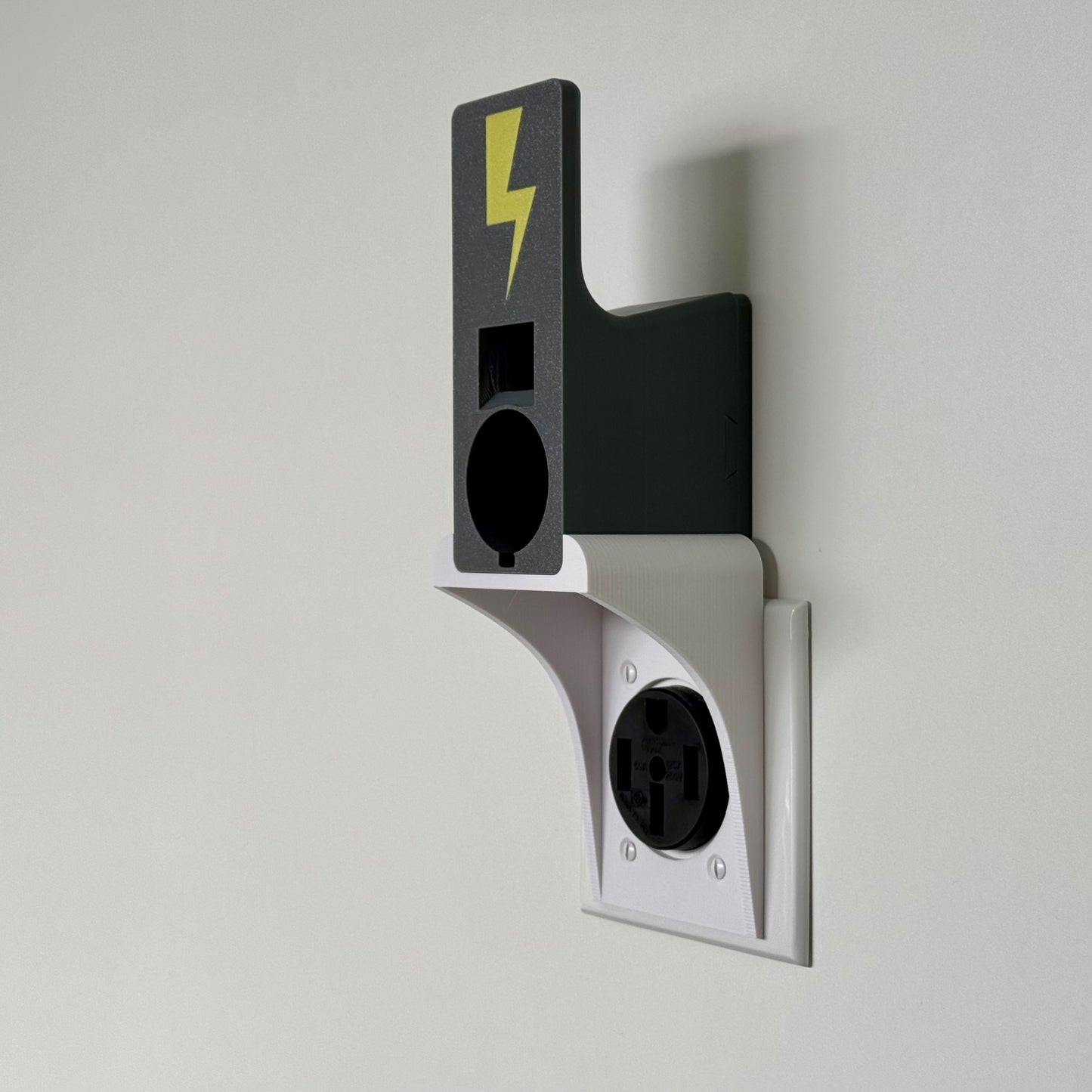 Mounting Bracket for Charging Cable Organizer - NEMA Outlets
