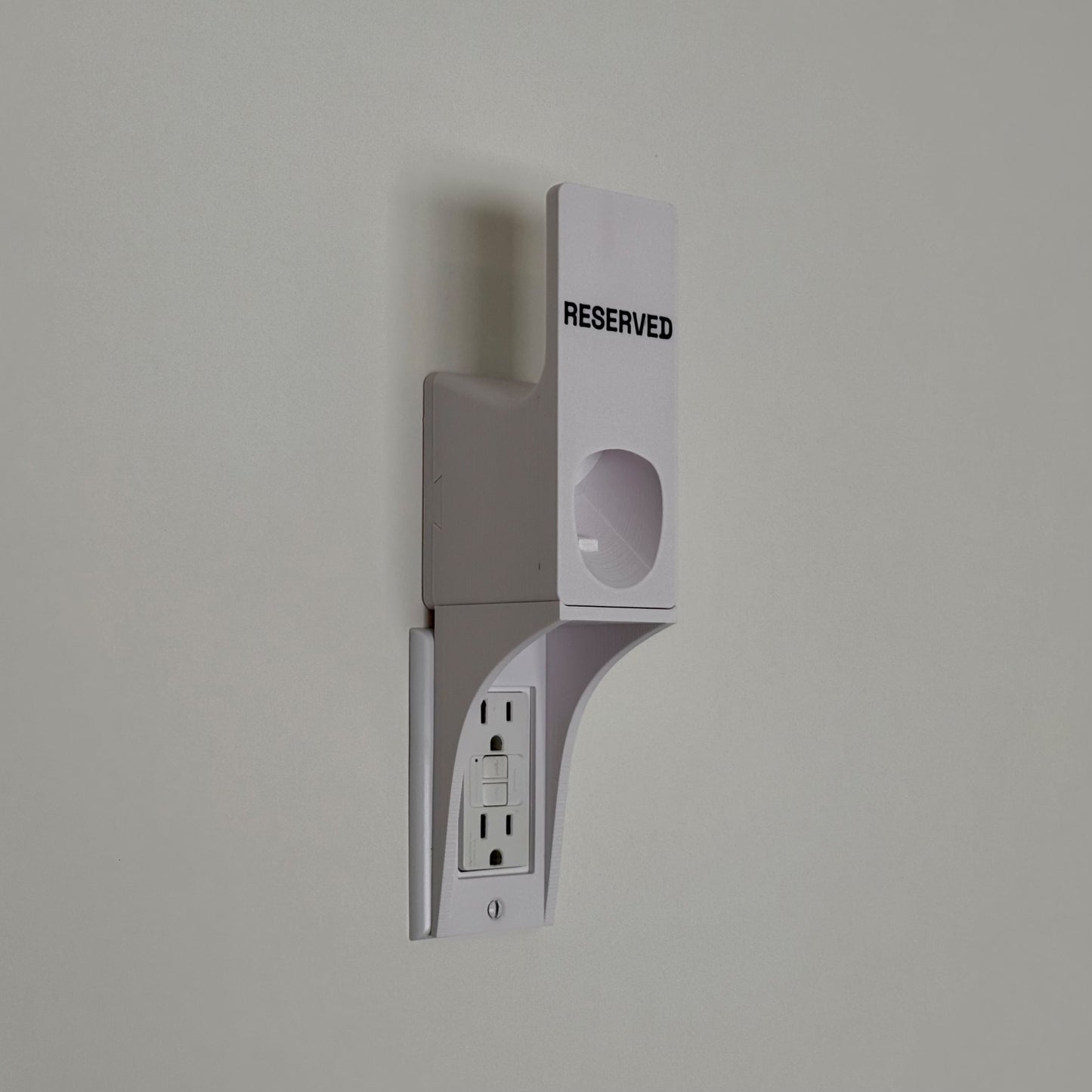Mounting Bracket for Charging Cable Organizer - NEMA Outlets