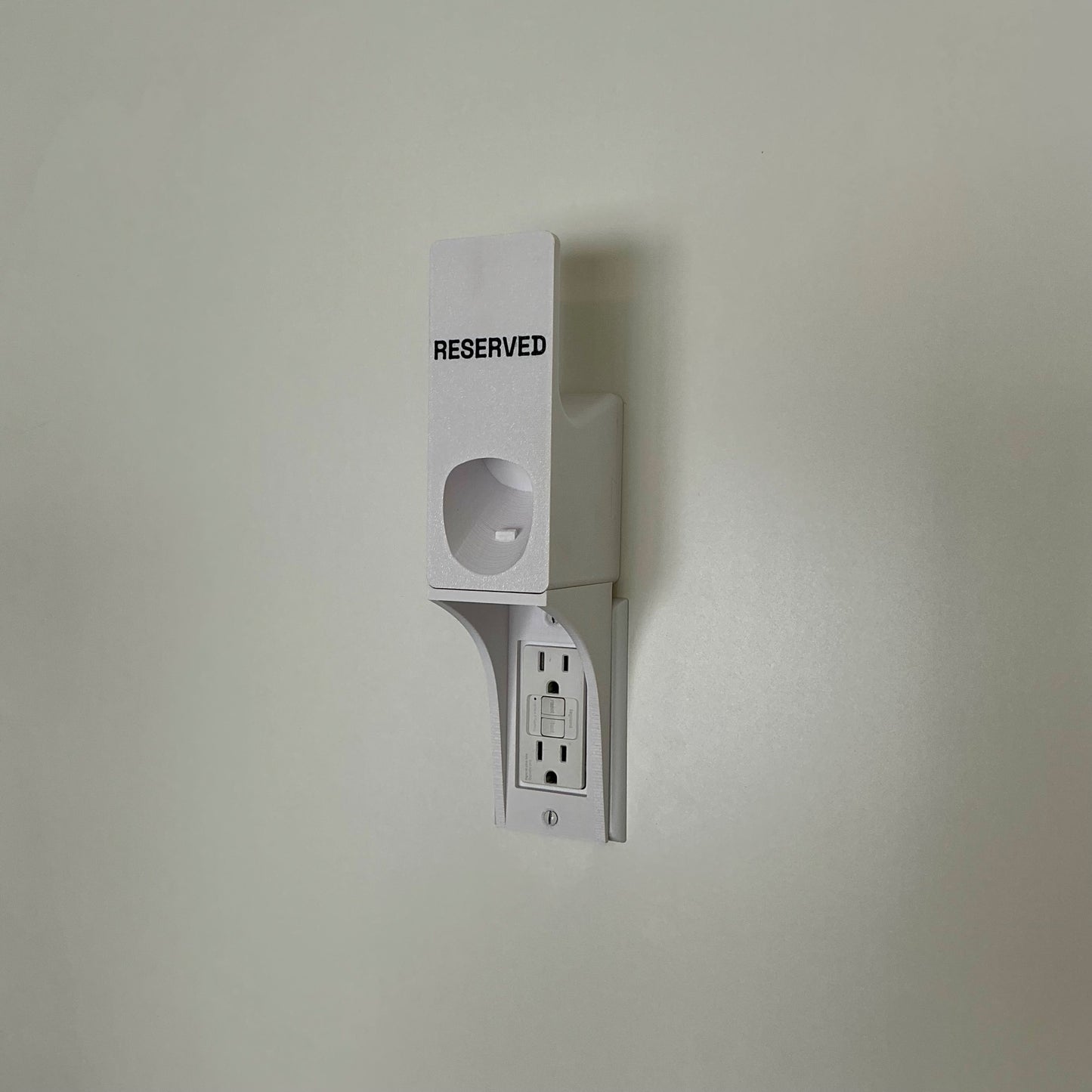 Mounting Bracket for Charging Cable Organizer - NEMA Outlets