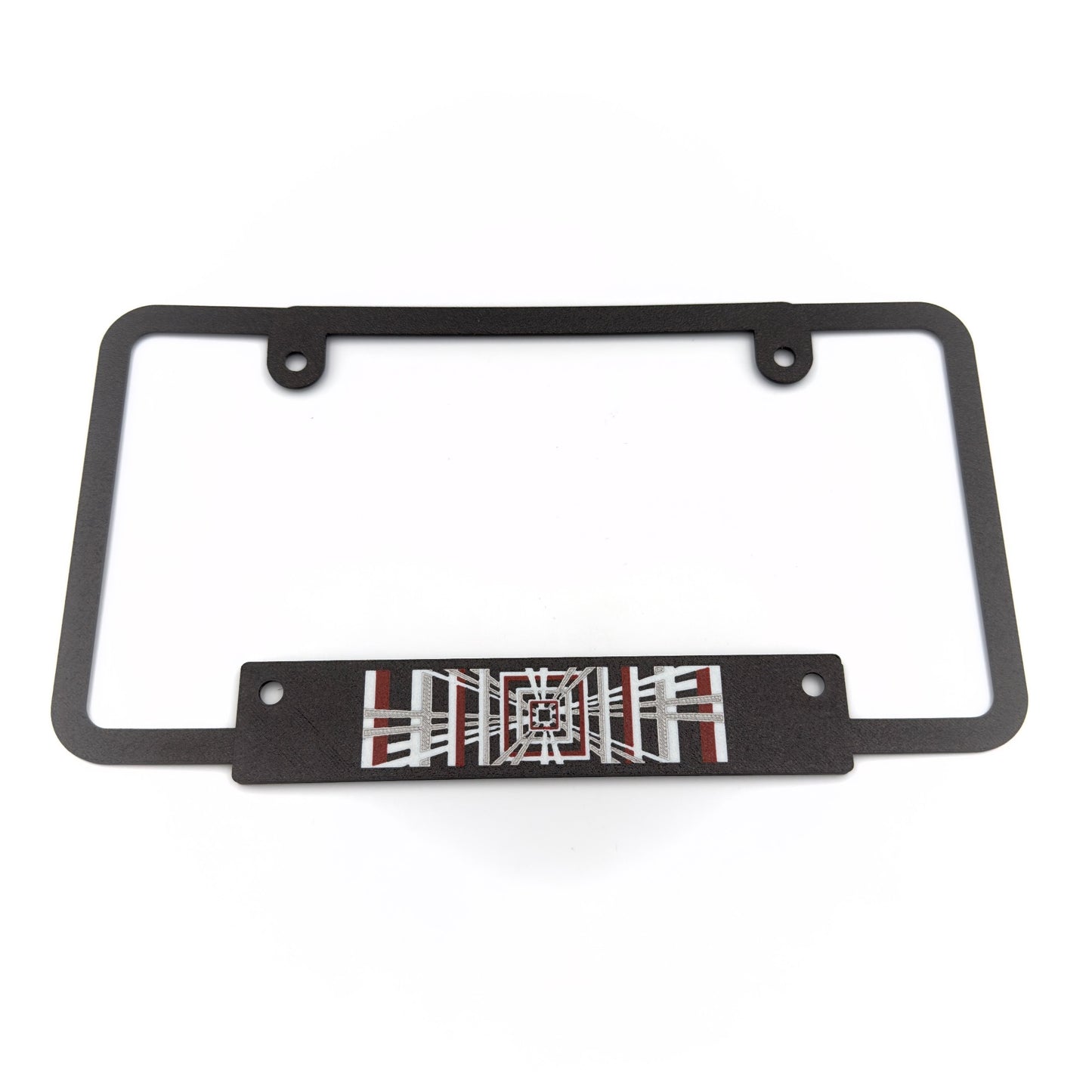 Customizable License Plate Frame