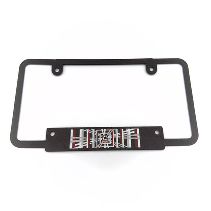 Customizable License Plate Frame