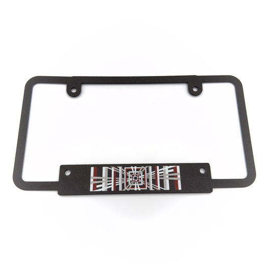 Customizable License Plate Frame