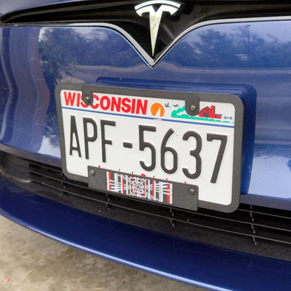 Customizable License Plate Frame