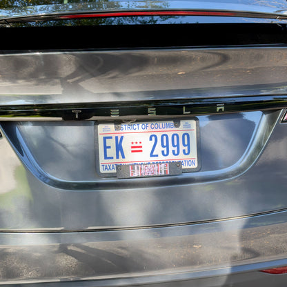 Customizable License Plate Frame