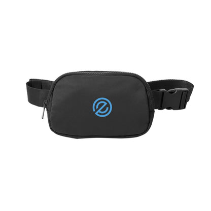 Electric Vehicle Gear Embroidered Port Authority Matte Hip Pack Hat: Black