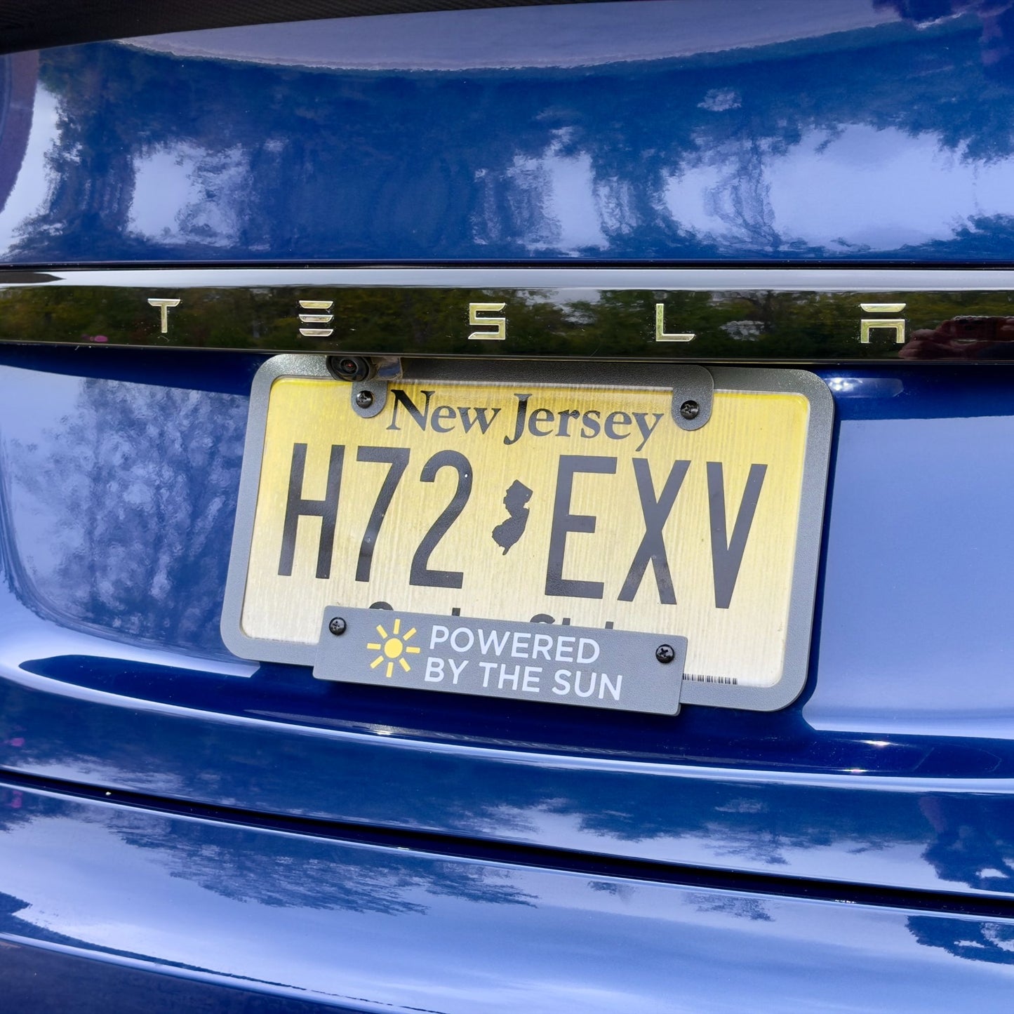 Customizable License Plate Frame