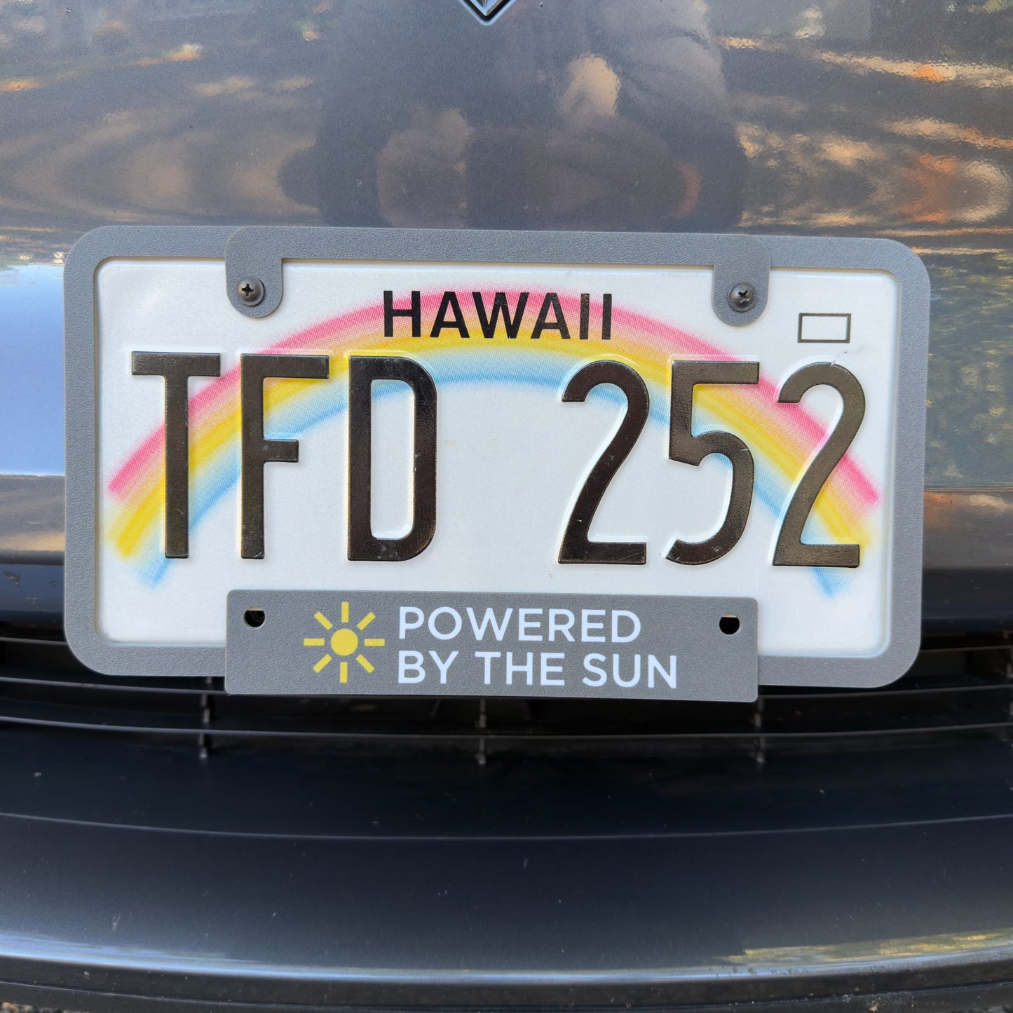 Customizable License Plate Frame