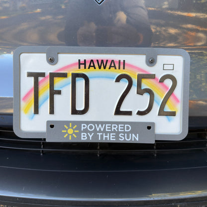 Customizable License Plate Frame