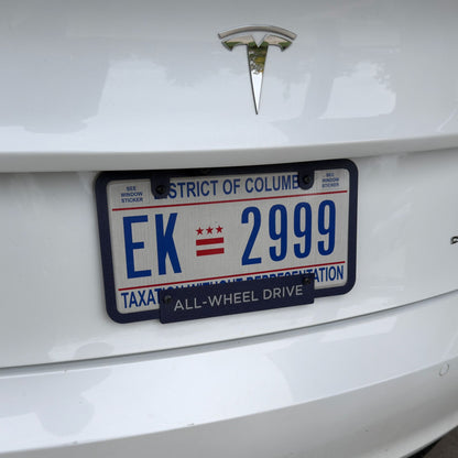 Customizable License Plate Frame