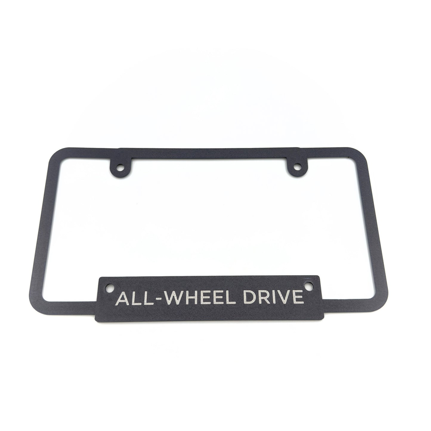 Customizable License Plate Frame
