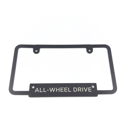 Customizable License Plate Frame