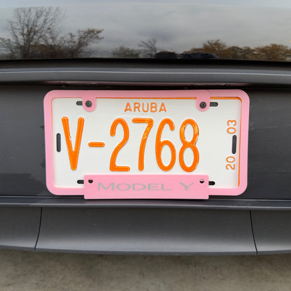 Customizable License Plate Frame