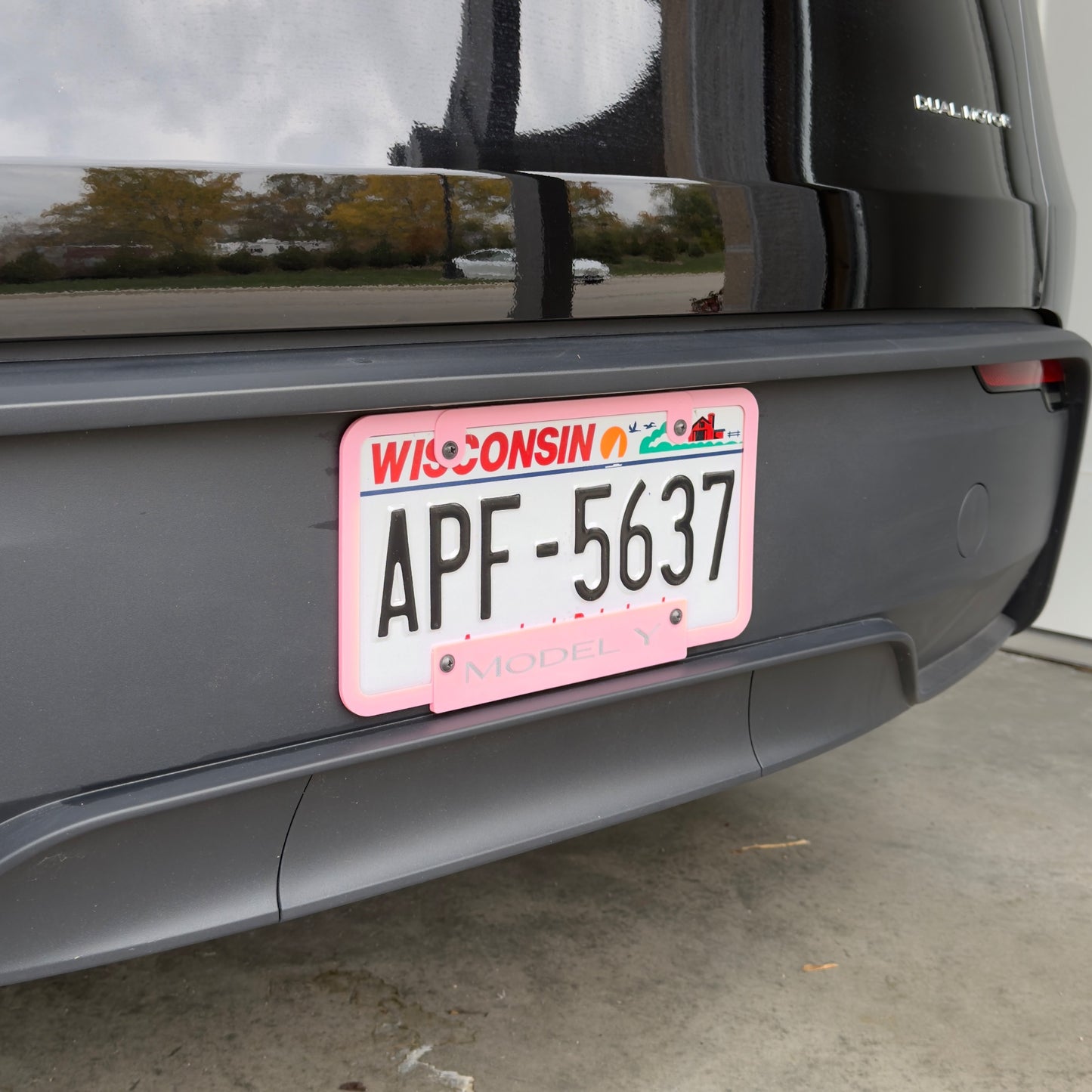Customizable License Plate Frame