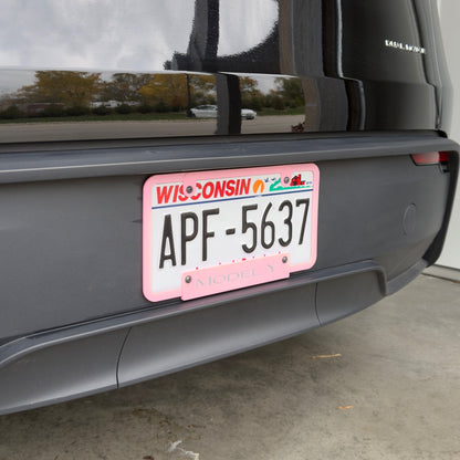 Customizable License Plate Frame
