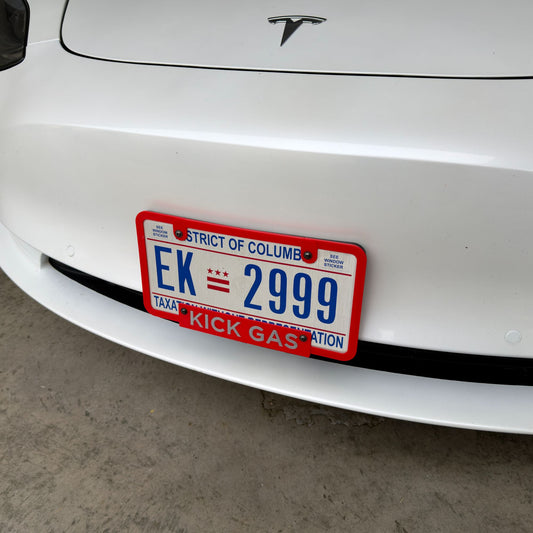 Customizable License Plate Frame