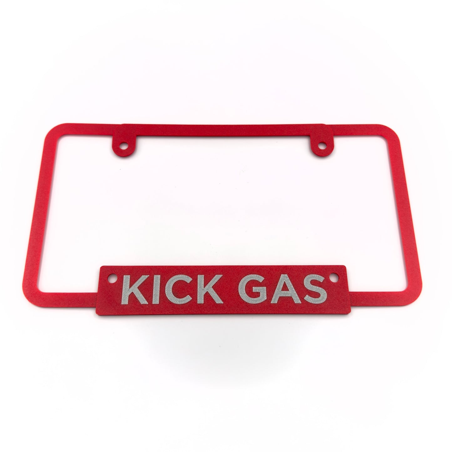 Customizable License Plate Frame