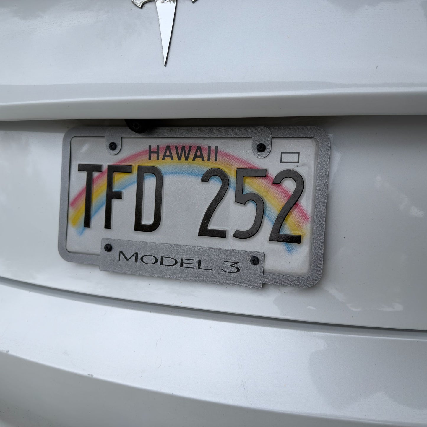 Customizable License Plate Frame