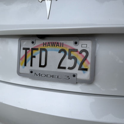 Customizable License Plate Frame
