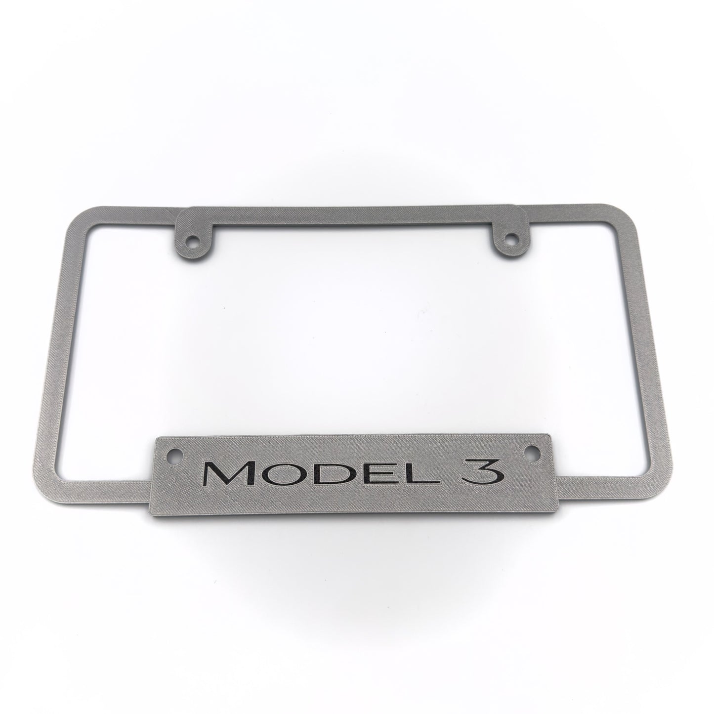 Customizable License Plate Frame