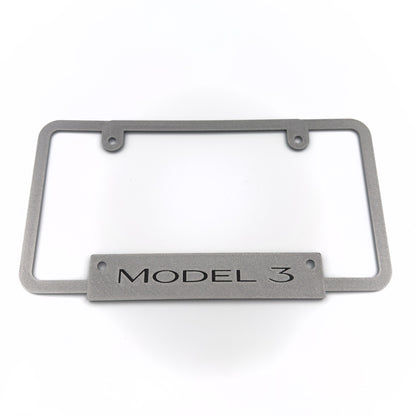 Customizable License Plate Frame