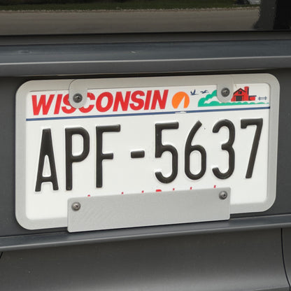 Customizable License Plate Frame